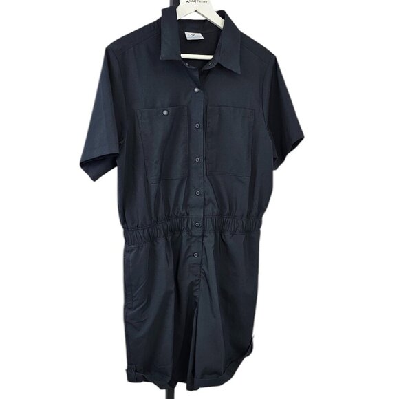 Columbia Womens Silver Ridge Utility Romper Black Size Large UPF 50 Outdoors - Picture 4 of 9